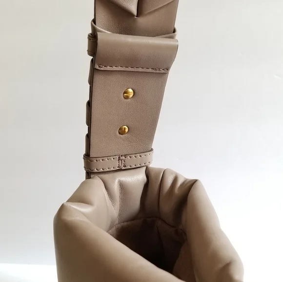 Stella McCartney Puff Shoulder Bag Moss Tan - Picture 10 of 16